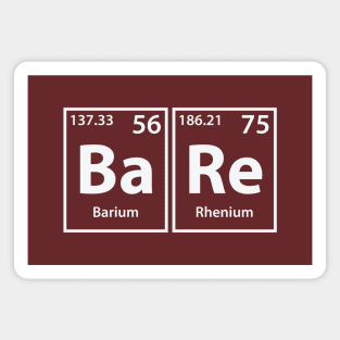 Bare (Ba-Re) Periodic Elements Spelling Magnet